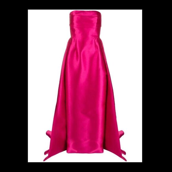 Like NEW SOLACE LONDON TIFFANY GOWN in CERISE - Picture 5 of 8